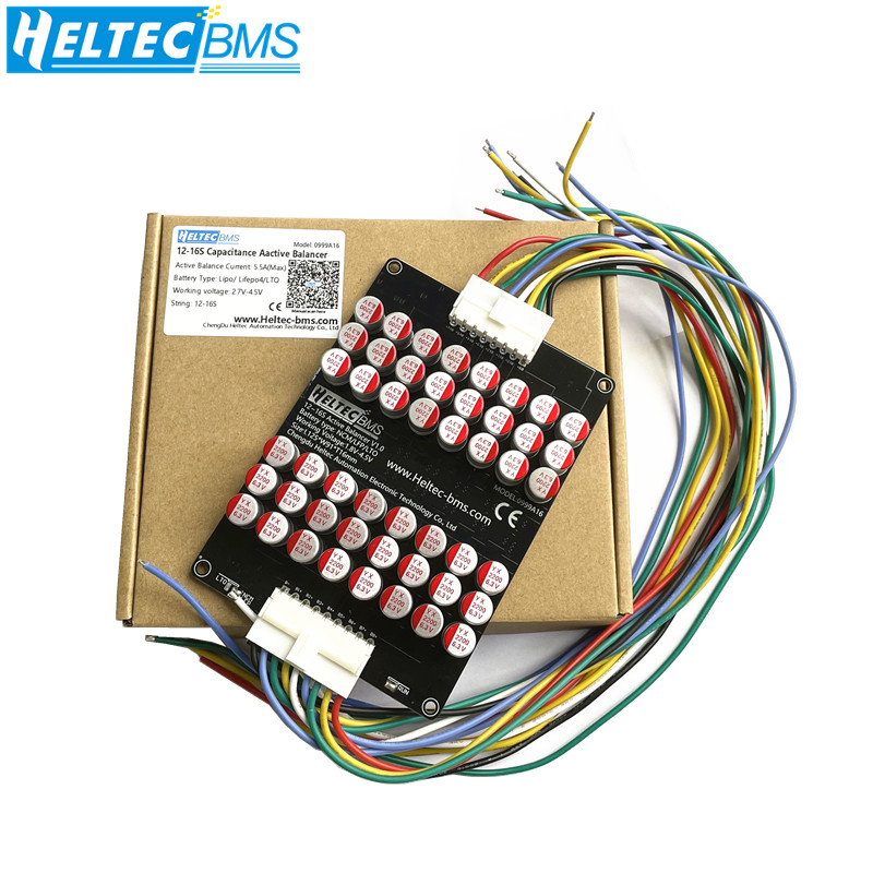 Battery Equalizer Balancer - Heltec 16S 5A Tụ Điện Hoạt