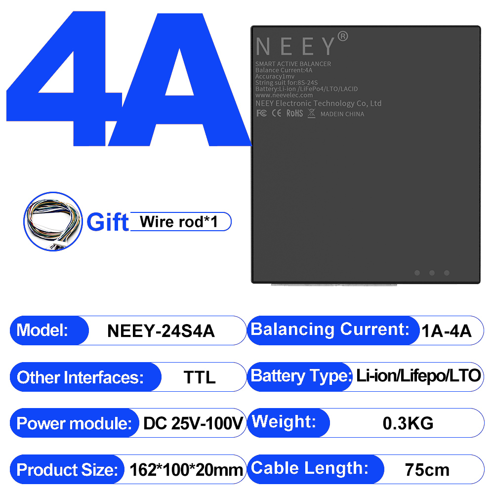 NEEY 4A Active Balancer Smart  - đánh giá và giá Battery Equalizer Balancer