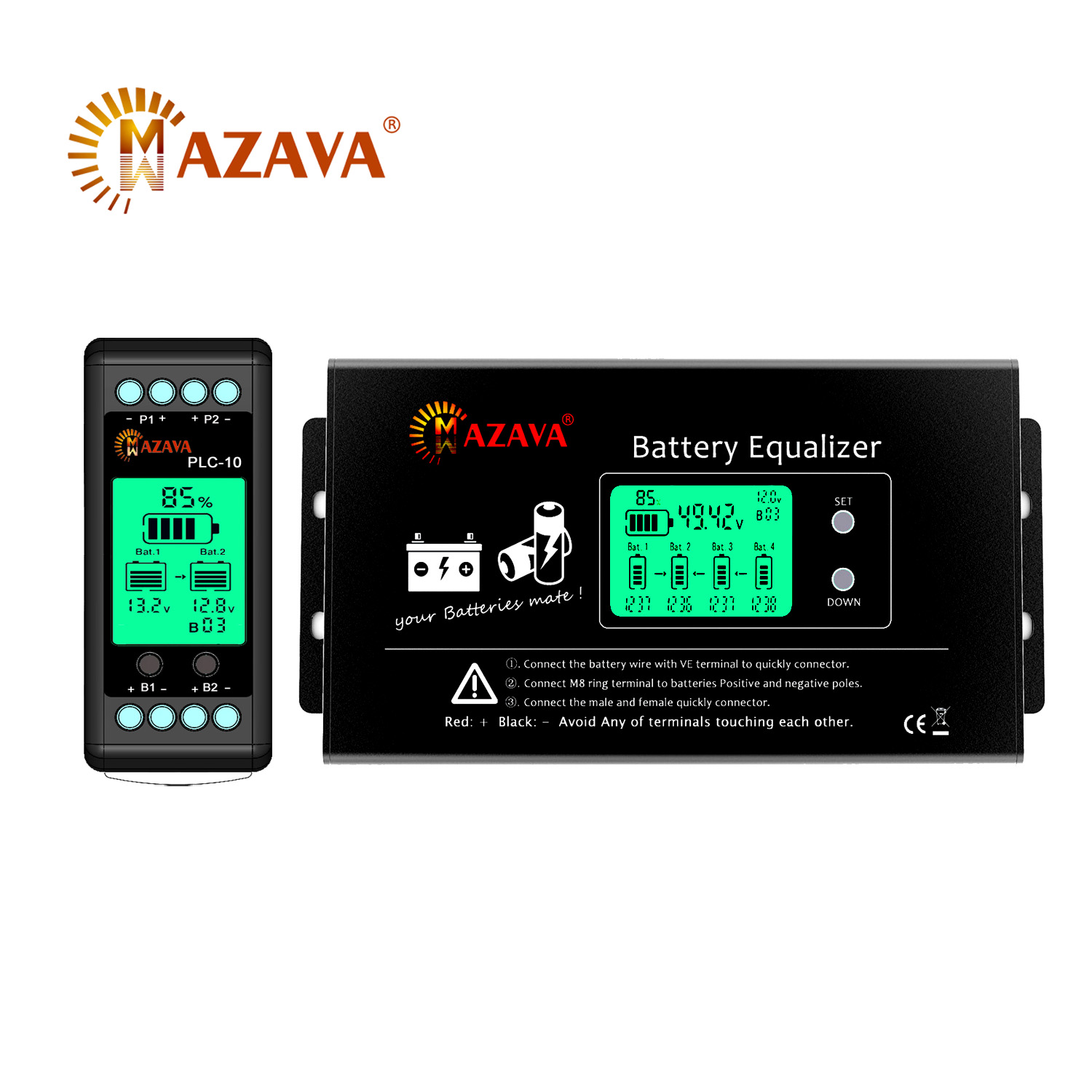 MAZAVA  PLC-10 HX02 Battery Ba - đánh giá và giá Battery Equalizer Balancer