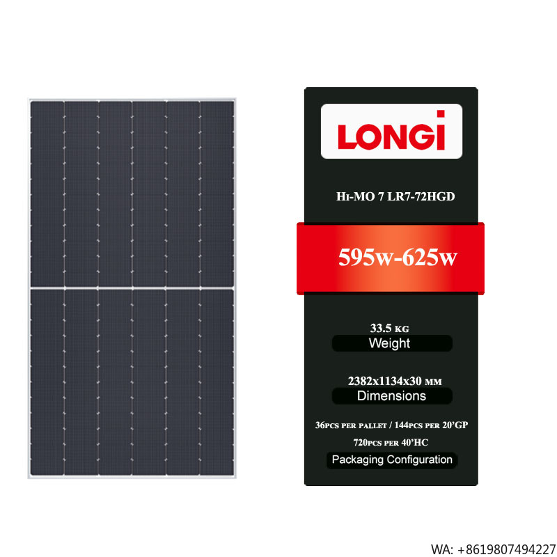 Longi Hi-MO 7 LR7-72HGD 595-62 - đánh giá và giá Longi Panel Hi-Mo 7